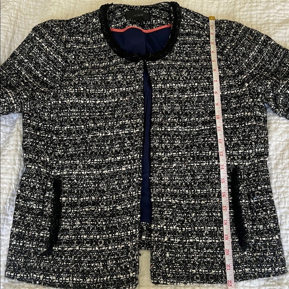 J. Crew Lady Day Jacket Metallic Sequin Tweed - Picture 12 of 12